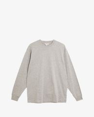 TOPSHOP - Áo thun tay dài cổ tròn Grey Marl Long Sleeve