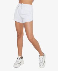 TOPSHOP - Quần shorts nữ rút dây 90'S Grey Marl Jersey Mini Runner