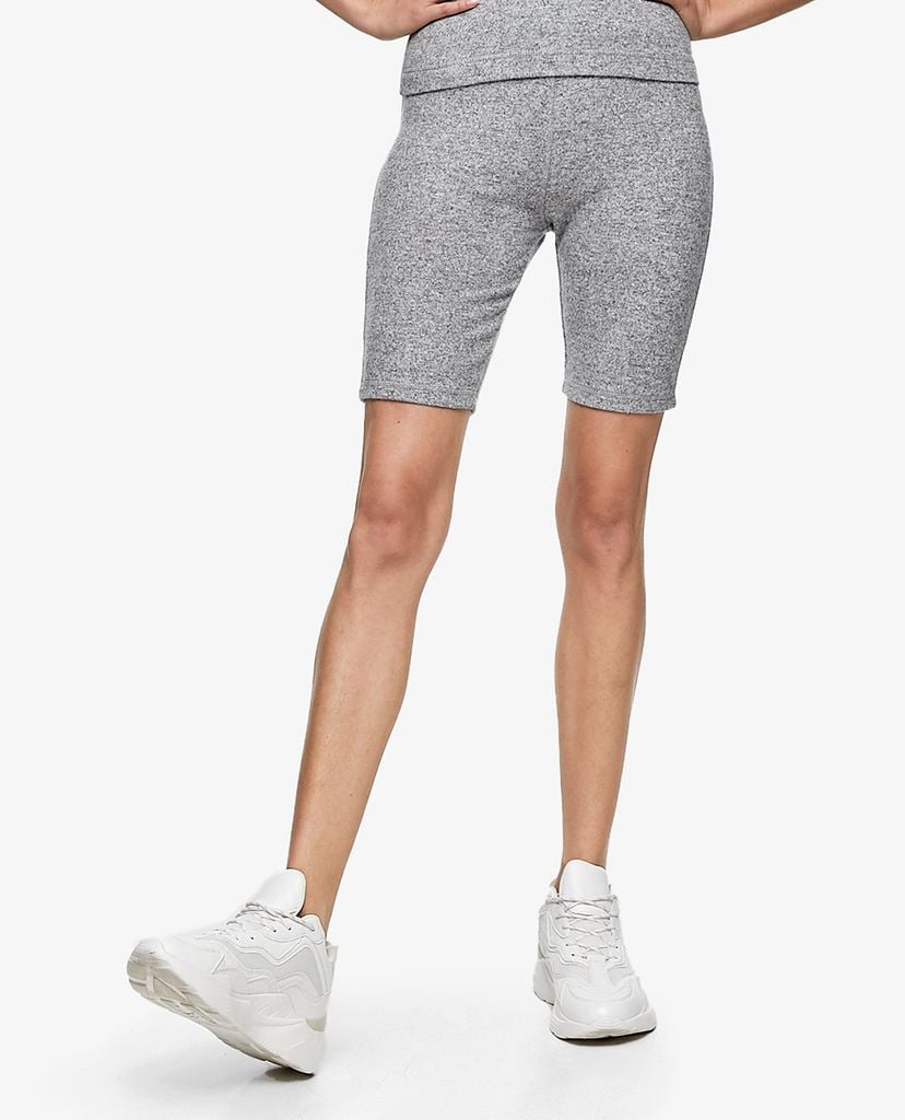 TOPSHOP - Quần shorts nữ phom ôm Grey Marl Cycling