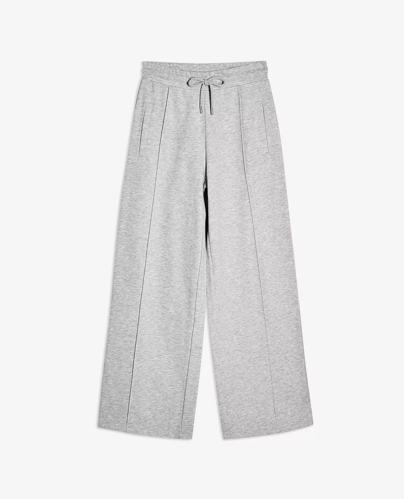 TOPSHOP - Quần kiểu nữ lưng thun ống rộng Grey Slouch Slouch