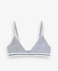 TOPSHOP - Áo bra nữ hai dây Grey Marl Stripe Detail
