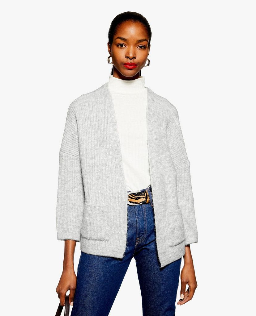 TOPSHOP - Áo cardigan nữ tay dài Super Soft