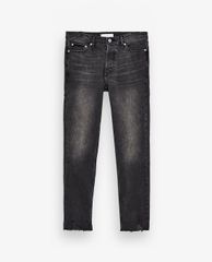 TOPMAN - Quần jeans nam skinny Tyler Ripped Hem