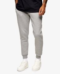 TOPMAN - Quần jogger nam lưng thun Grey Marl Classic