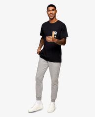 TOPMAN - Quần jogger nam lưng thun Grey Marl Classic