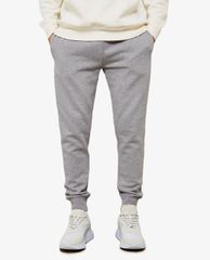 TOPMAN - Quần jogger nam lưng thun Grey Marl Classic