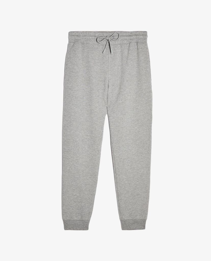 TOPMAN - Quần jogger nam lưng thun Grey Marl Classic