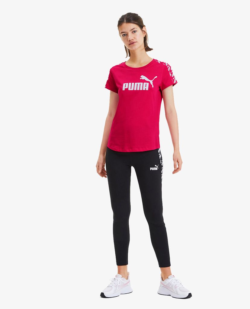 PUMA - Áo thun thể thao nữ Amplified