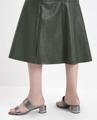 CHARLES & KEITH - Giày sandal nữ cao gót Embellished Block