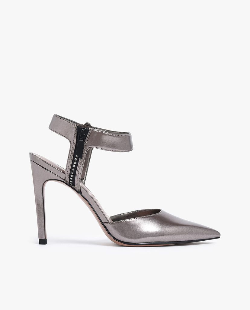 CHARLES & KEITH - Giày cao gót mũi nhọn Ankle Strap Stiletto