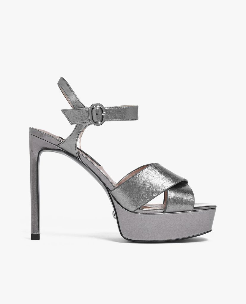 CHARLES & KEITH - Giày cao gót quai chéo Platform Stiletto