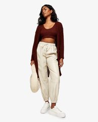 TOPSHOP - Áo bra nữ croptop Mocha Fluffy