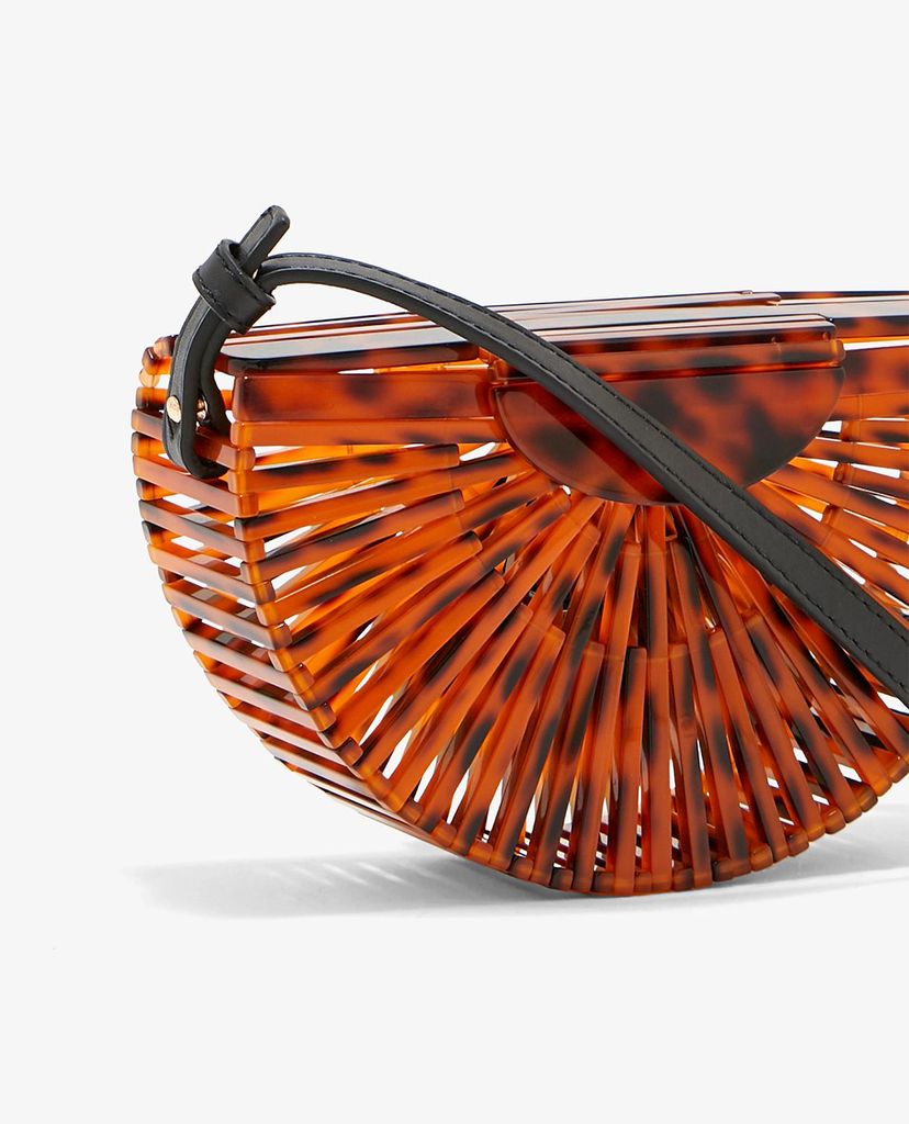 TOPSHOP - Túi đeo chéo nữ nửa hình tròn Cancun Acrylic