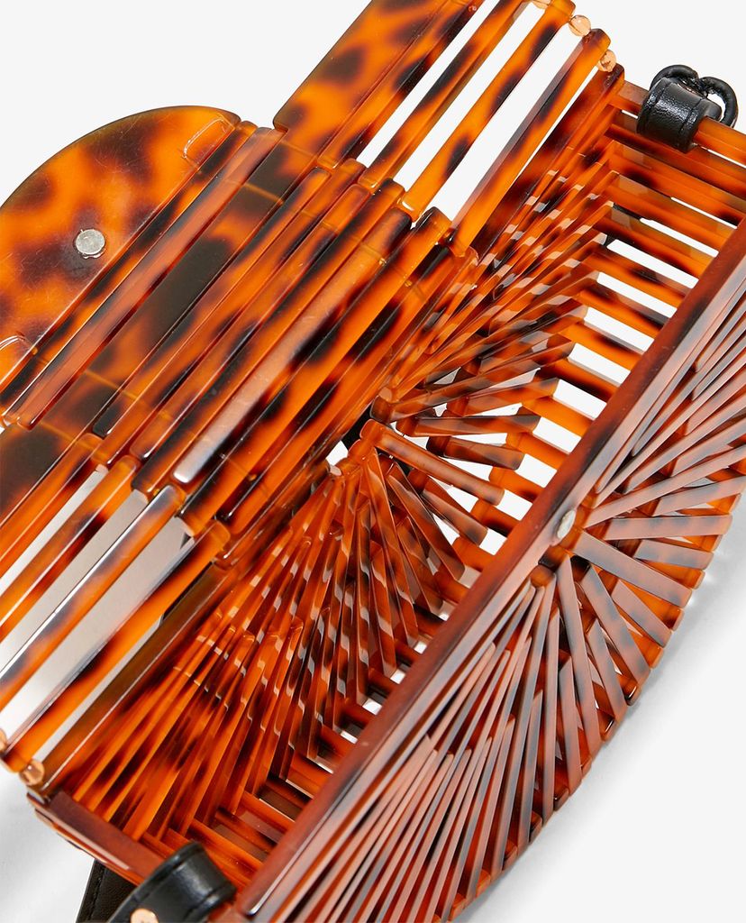 TOPSHOP - Túi đeo chéo nữ nửa hình tròn Cancun Acrylic