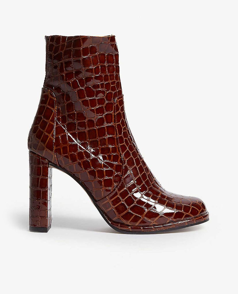TOPSHOP - Giày boots nữ da rắn HATTIE Leather