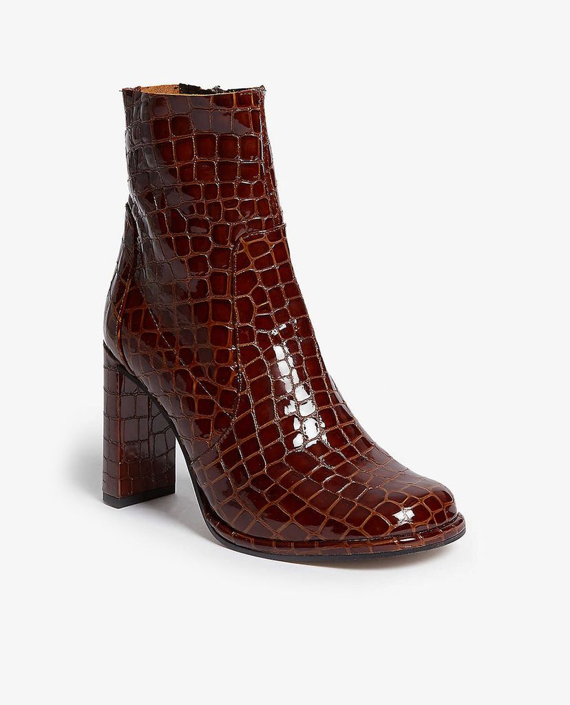 TOPSHOP - Giày boots nữ da rắn HATTIE Leather