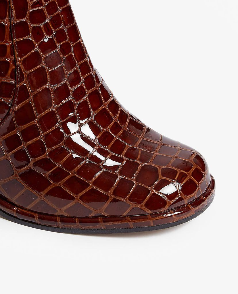 TOPSHOP - Giày boots nữ da rắn HATTIE Leather