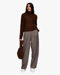 TOPSHOP - Quần tây nữ ống rộng Tailored Pleated