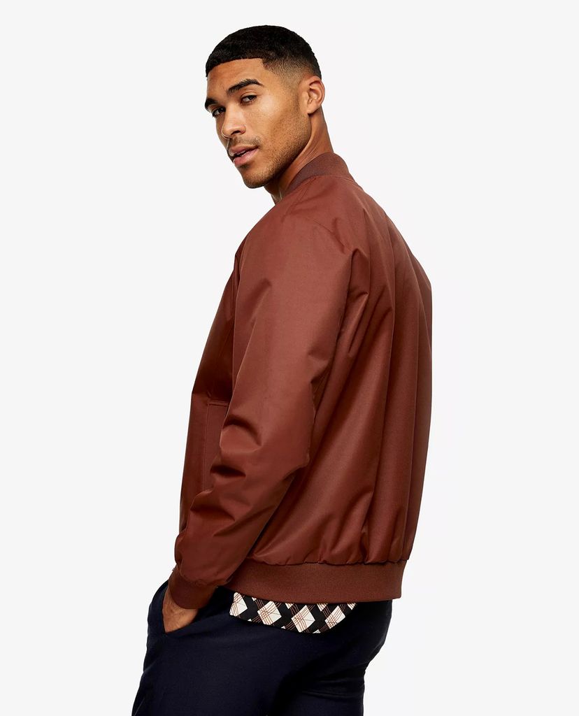 TOPMAN - Áo khoác nam bomber CONSIDERED Rust