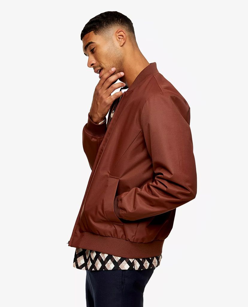 TOPMAN - Áo khoác nam bomber CONSIDERED Rust