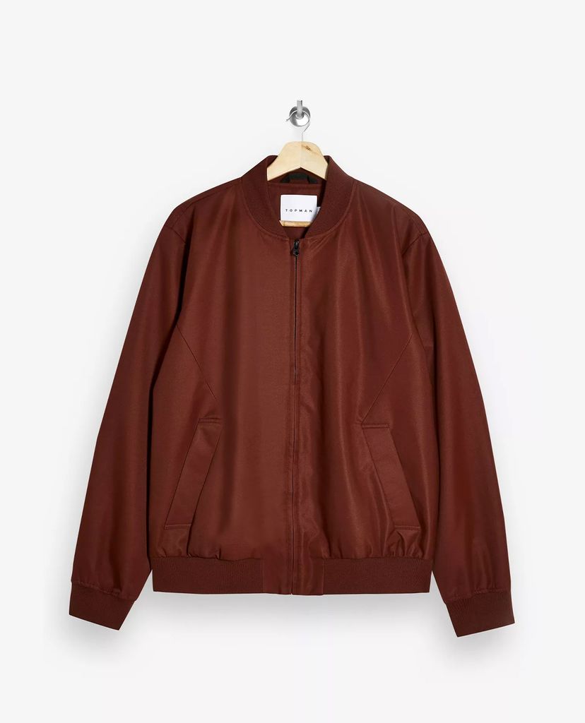 TOPMAN - Áo khoác nam bomber CONSIDERED Rust