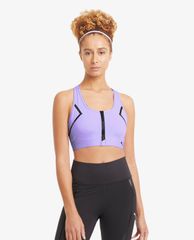 PUMA - Áo bra thể thao nữ Train High Impact Front Zip