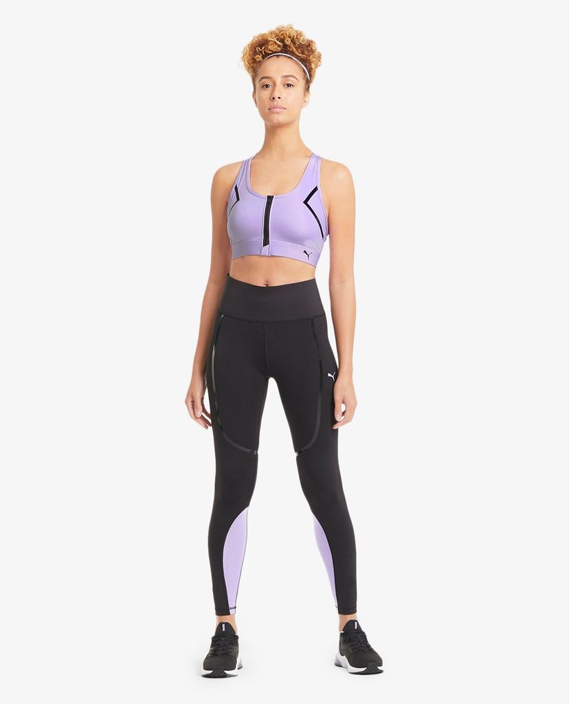 PUMA - Áo bra thể thao nữ Train High Impact Front Zip