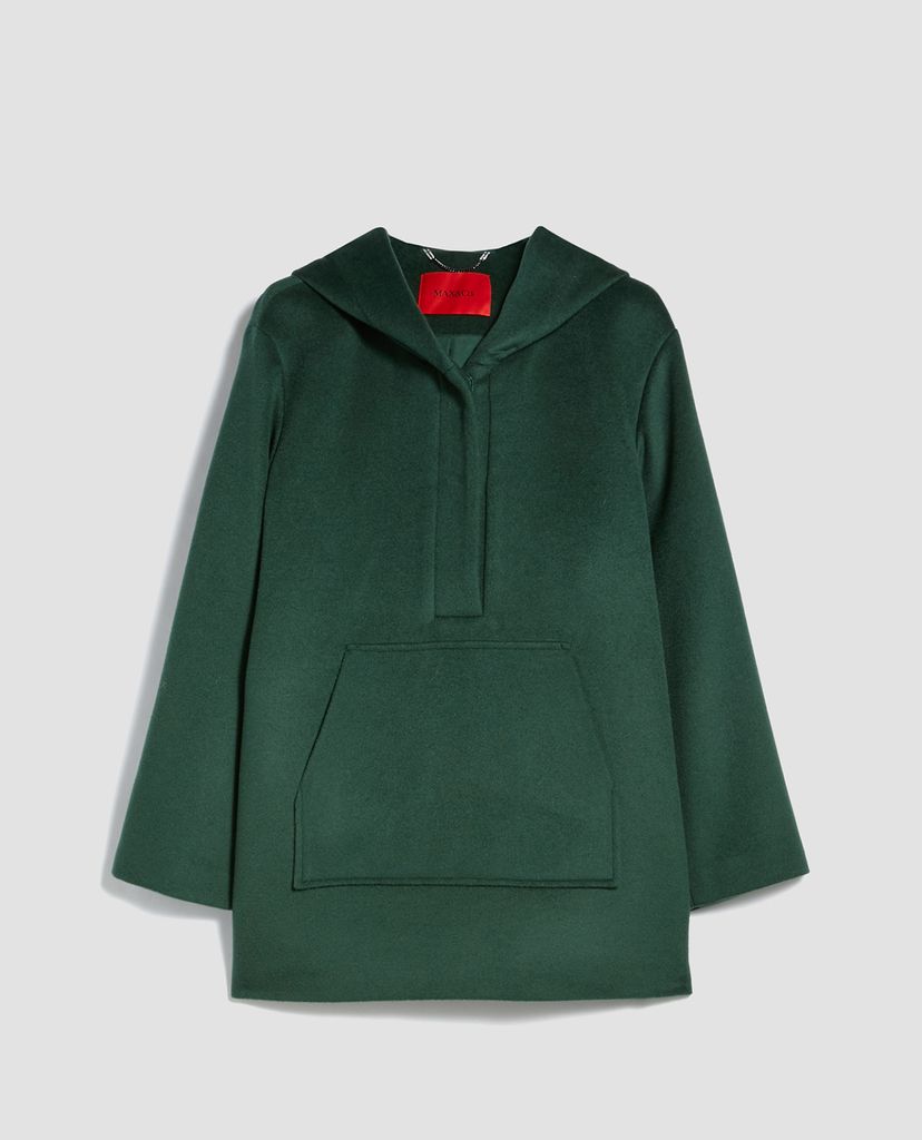 MAX&Co. - Áo hoodie nữ tay dài mũ trùm Pure Beaver Wool