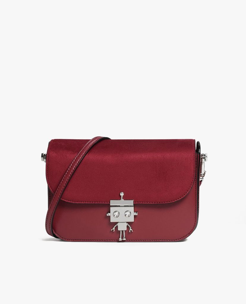 CHARLES & KEITH - Túi đeo chéo nữ chữ nhật Robot Detail Push Lock