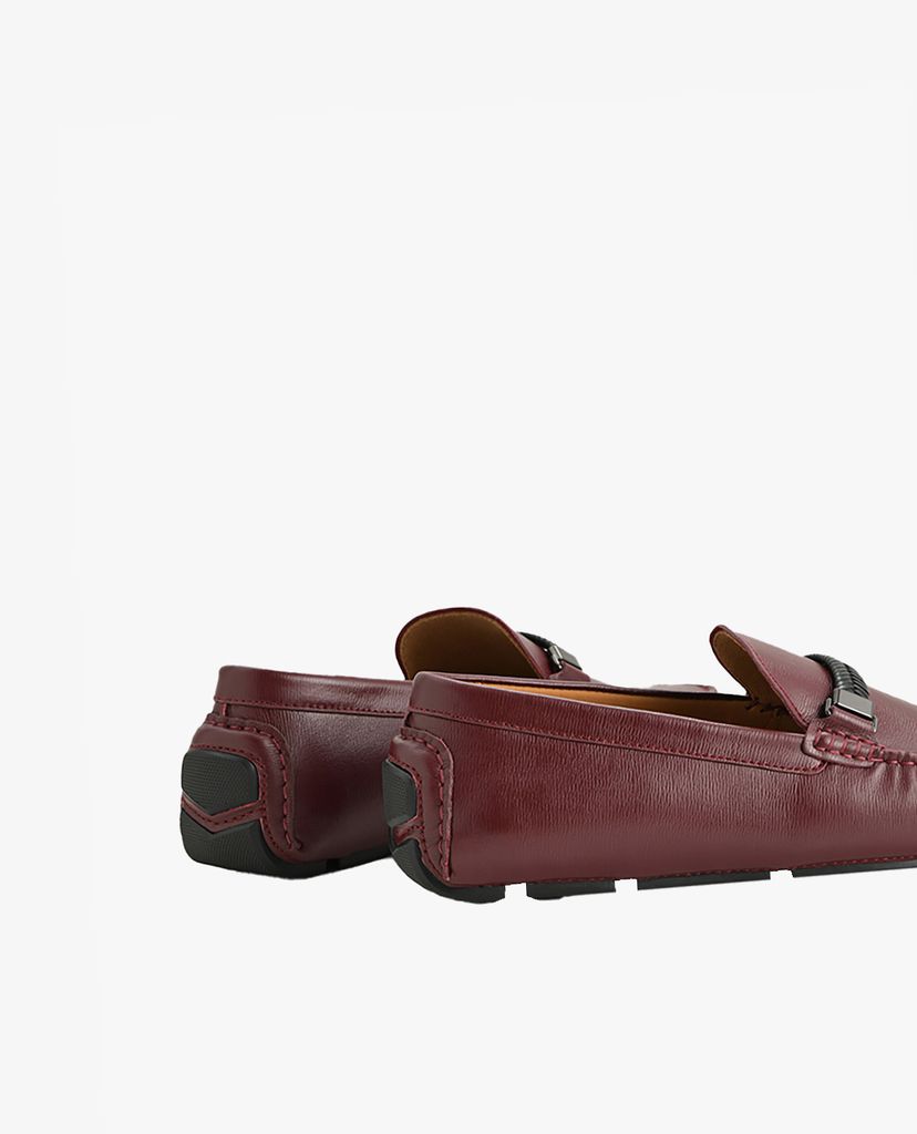 PEDRO - Giày lười nam Embossed Leather Moccasins