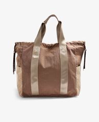 TOPSHOP - Túi đeo vai nữ Beige Nylon Drawstring