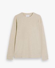 TOPMAN - Áo len nam tay dài cổ tròn phom suông Rib