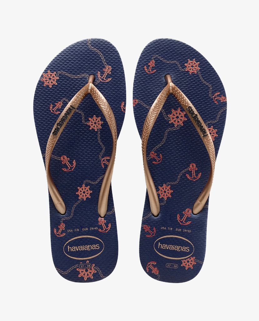 HAVAIANAS - Dép nữ Slim Nautical