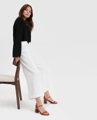 CHARLES & KEITH - Giày cao gót quai ngang đế trụ Stacked Heel