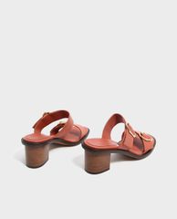 CHARLES & KEITH - Giày sandal cao gót Double Strap