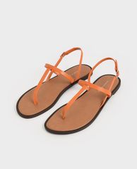 CHARLES & KEITH - Giày sandals nữ xỏ ngón thời trang