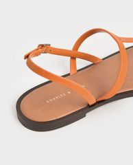 CHARLES & KEITH - Giày sandals nữ xỏ ngón thời trang