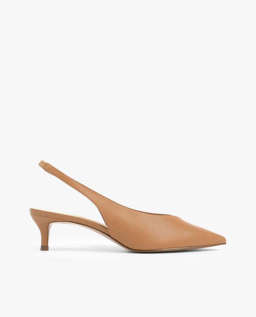 CHARLES & KEITH - Giày cao gót mũi nhọn Slingback Kitten