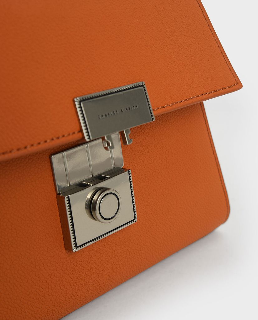 CHARLES & KEITH - Túi xách tay nữ hình thang Trapeze Top Handle
