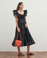 CHARLES & KEITH - Túi đeo vai nữ chữ nhật Quilted Chain Strap