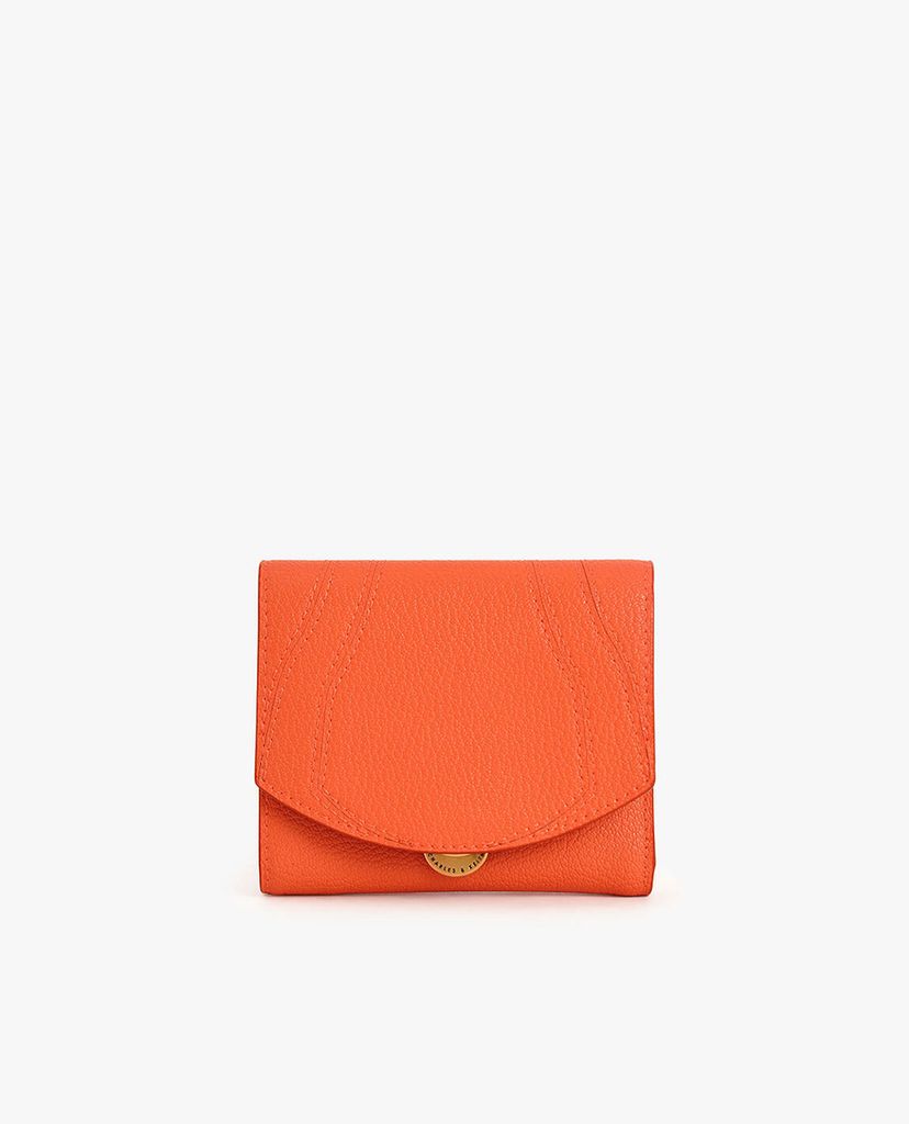 CHARLES & KEITH - Ví nữ phom vuông Push Lock Mini