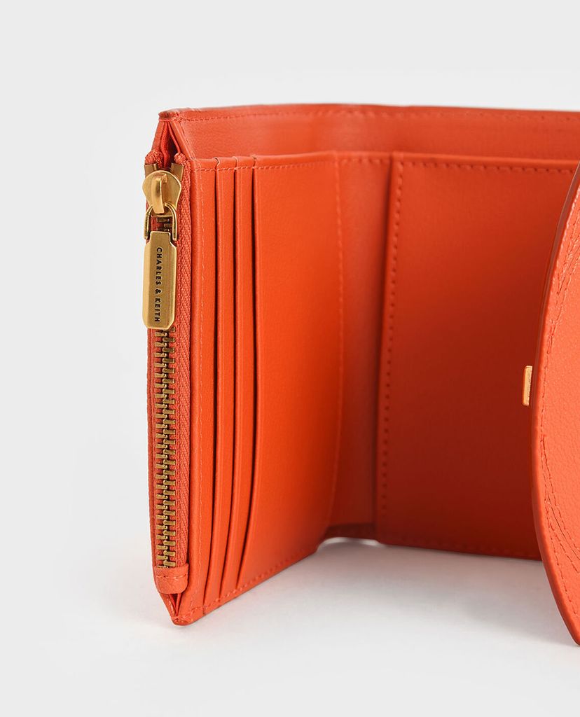 CHARLES & KEITH - Ví nữ phom vuông Push Lock Mini
