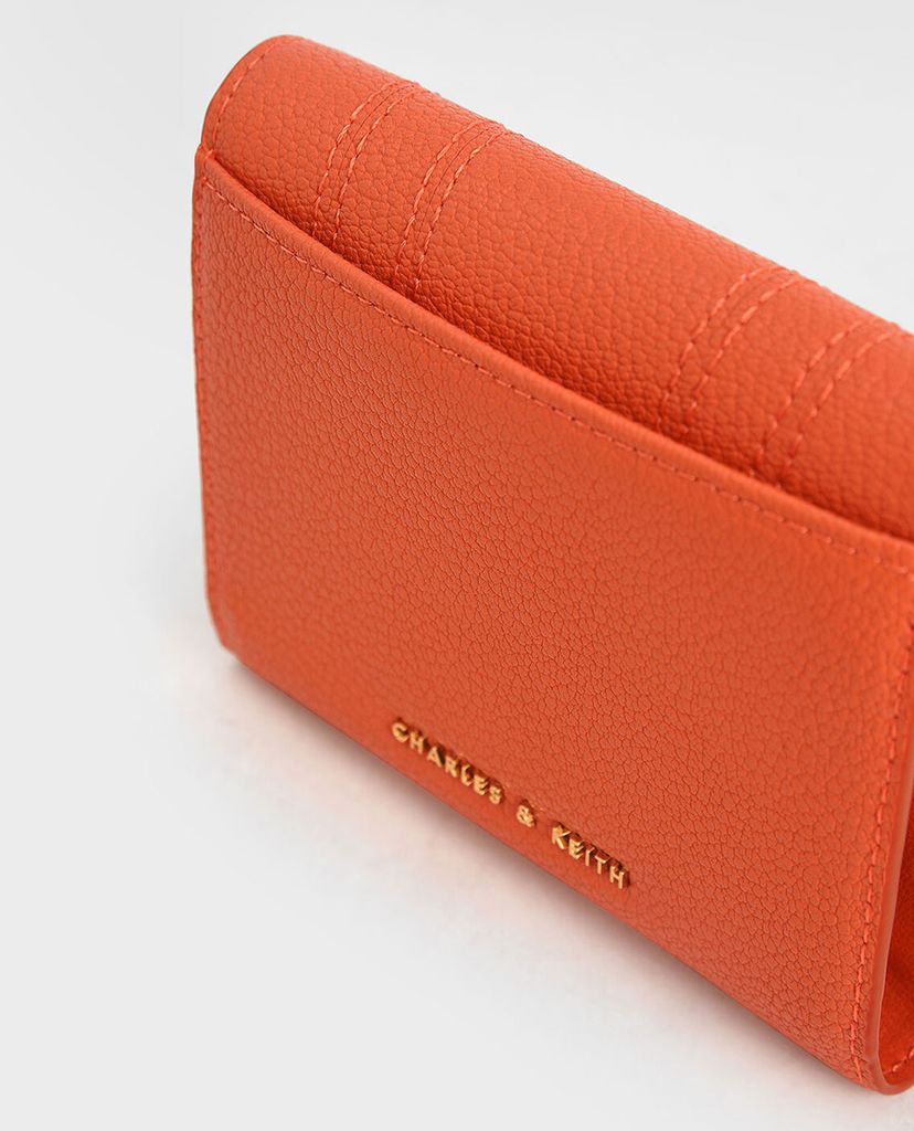 CHARLES & KEITH - Ví nữ phom vuông Push Lock Mini
