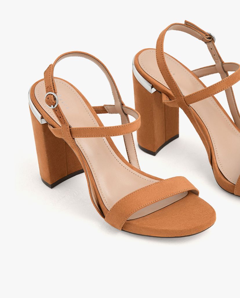 PEDRO - Giày cao gót đế vuông Slingback Open Toe