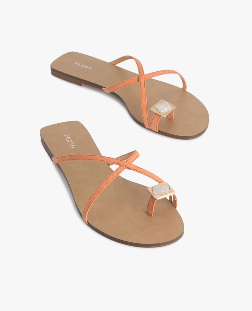 PEDRO - Giày sandals nữ xỏ ngón Marbled Toe Loop