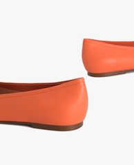 PEDRO - Giày đế bệt nữ mũi tròn Octagon Buckle Ballerina Leather