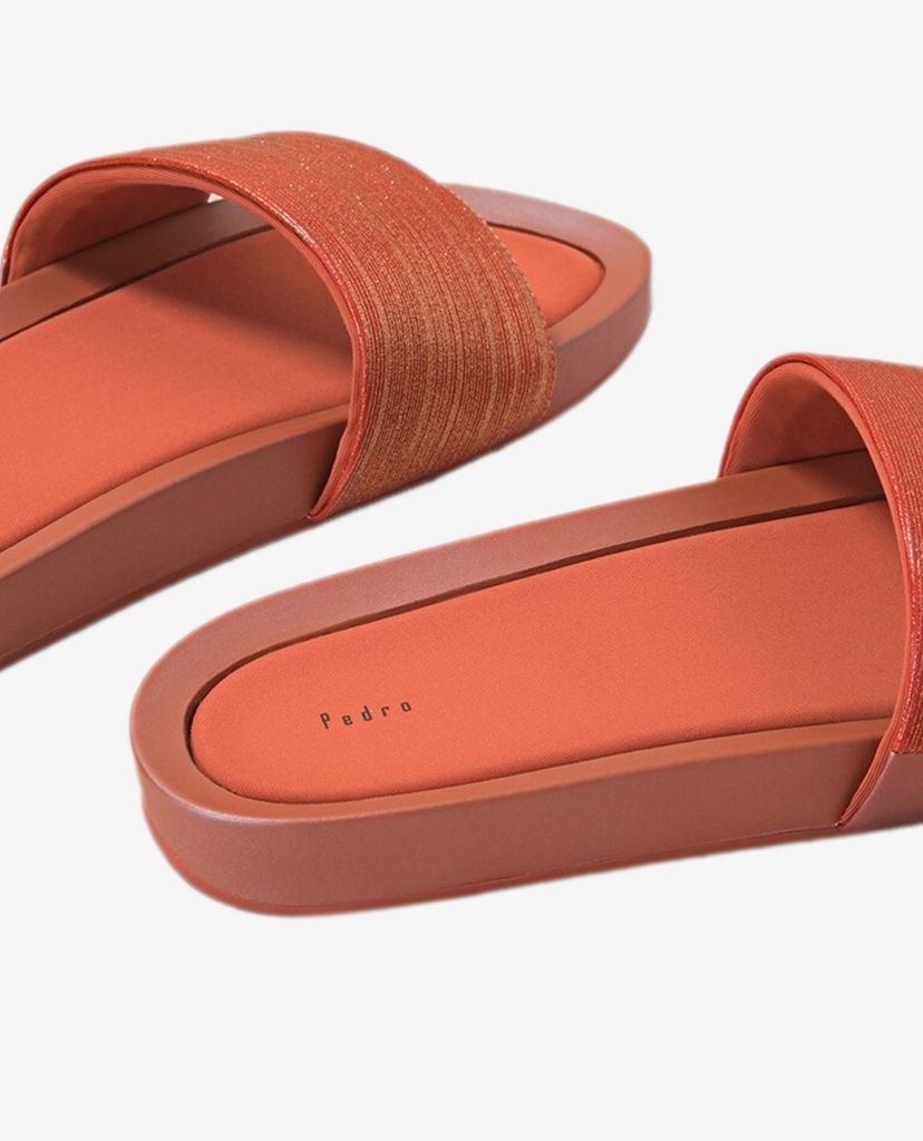 PEDRO - Dép nữ quai ngang Glitter Sliders