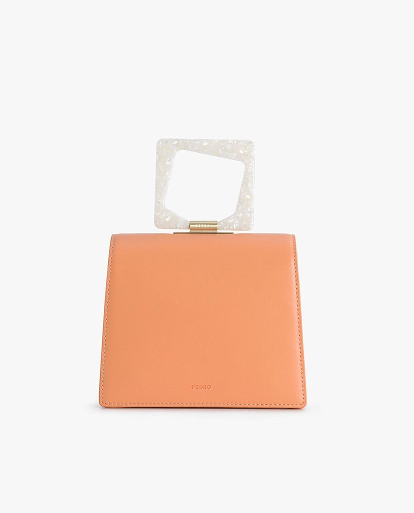 PEDRO - Túi xách tay nữ chữ nhật Acrylic Handle