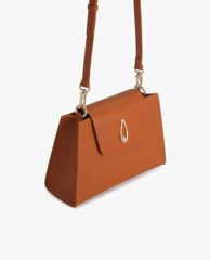 PEDRO - Túi xách tay nữ chữ nhật Leather Top Pearl Strap