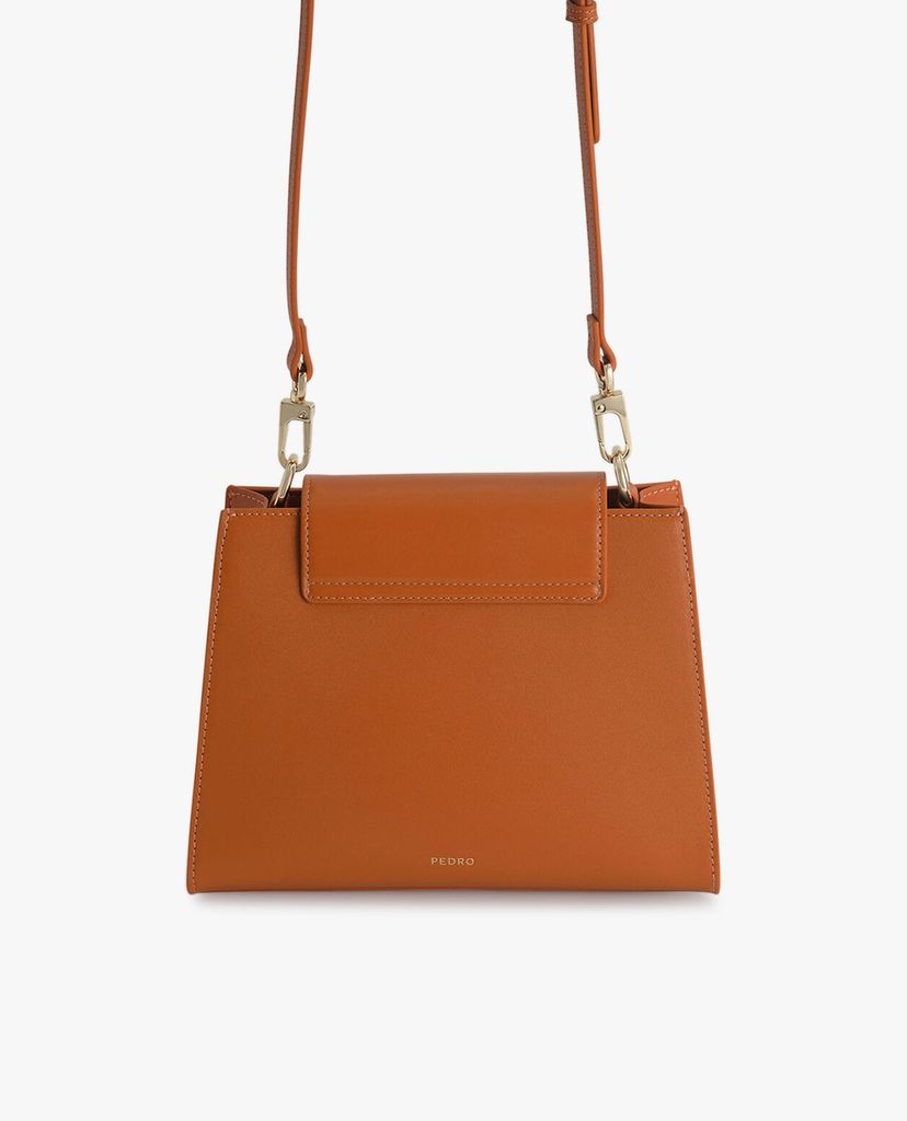 PEDRO - Túi xách tay nữ chữ nhật Leather Top Pearl Strap